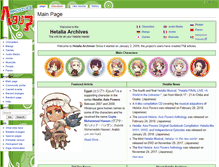 Tablet Screenshot of hetalia.kitawiki.net